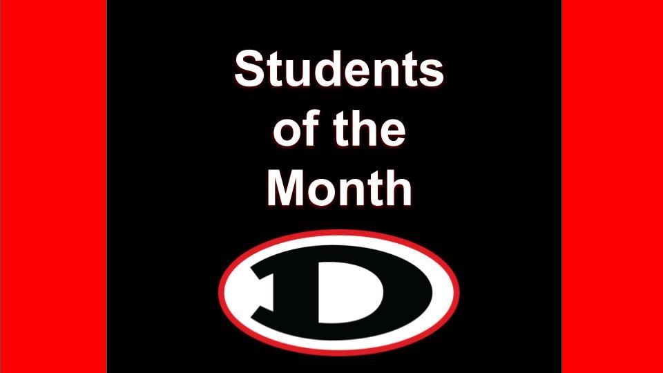 Students of the Month
